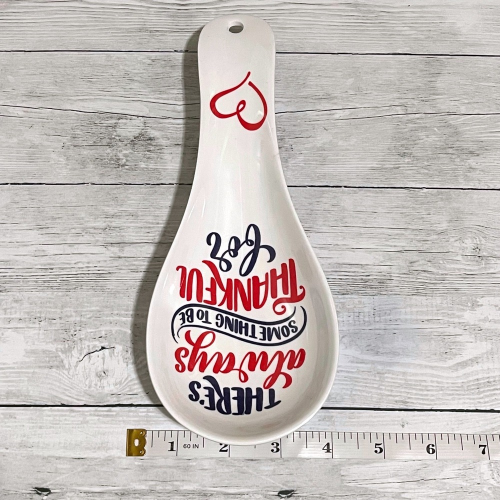 Farberware Melamine Spoon Rest There is Always Something to be Thankful For - Picture 6 of 6